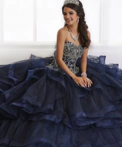 Strapless Ruffled Quinceanera Dress By House Of Wu 26891 11 Strapless Ruffled Quinceanera Dress By House Of Wu 26891