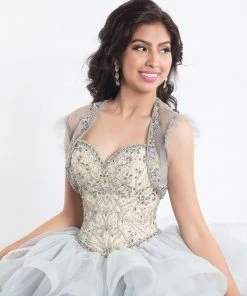 Strapless Ruffled Quinceanera Dress By Mary's Bridal MQ2023 9 Strapless Ruffled Quinceanera Dress By Mary's Bridal MQ2023