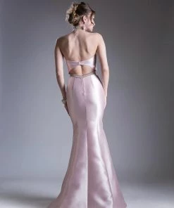 Prom Strapless Satin Mermaid Dress By Cinderella Divine ML400