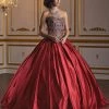House Of Wu Fiesta Gowns Quinceañera Strapless Satin Quinceanera Dress By Fiesta Gowns 56376
