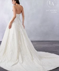 Lo Adoro By Mary's Bridal Strapless Sweetheart A-Line Wedding Gown By Mary's Bridal M715 Wedding Dresses