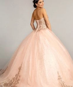 Strapless Sweetheart Ball Gown By Elizabeth K GL1973