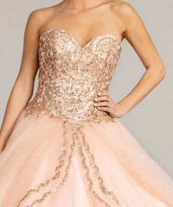 Strapless Sweetheart Ball Gown By Elizabeth K GL1973