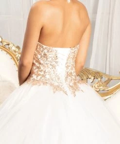 Strapless Sweetheart Ball Gown By Elizabeth K GL1973