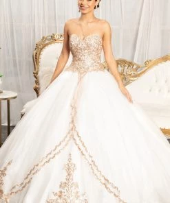 Strapless Sweetheart Ball Gown By Elizabeth K GL1973