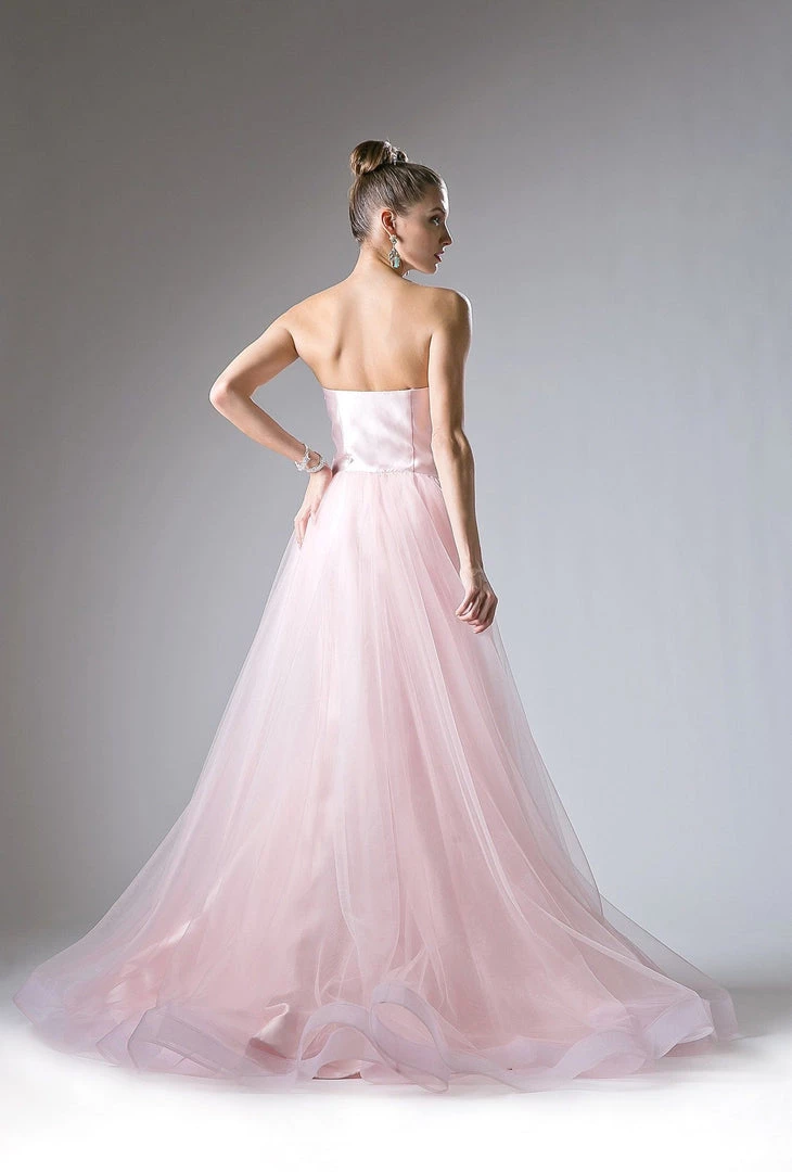 Strapless Satin Tulle Mermaid Gown By Cinderella Divine 13490 Prom 6 Strapless Satin Tulle Mermaid Gown By Cinderella Divine 13490 Prom