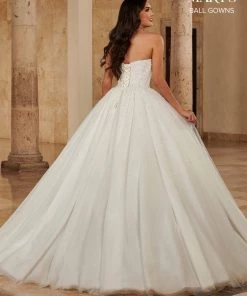 Mary's Bridal Ball Gowns Collection Wedding Dresses Strapless Wedding Ball Gown By Mary's Bridal MB6085