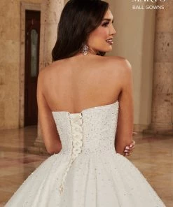 Mary's Bridal Ball Gowns Collection Wedding Dresses Strapless Wedding Ball Gown By Mary's Bridal MB6085