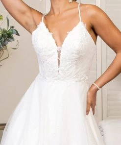 Sweetheart Glitter Bridal Gown By Elizabeth K GL1905