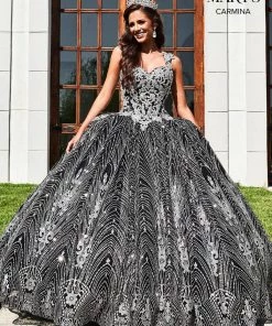 Sweetheart Glitter Quinceanera Dress By Mary's Bridal MQ1067