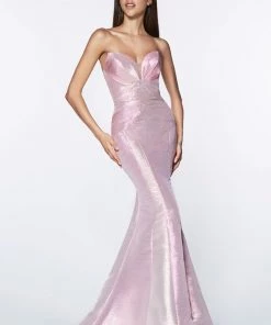 Sweetheart Iridescent Mermaid Dress By Cinderella Divine CR824 Prom