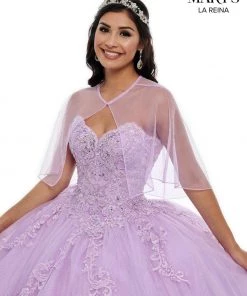 Quinceañera Sweetheart Lace Quinceanera Dress By Mary's Bridal MQ2104