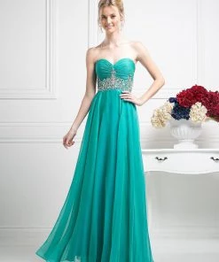 Prom Beaded Sweetheart Strapless Gown By Cinderella Divine 7664