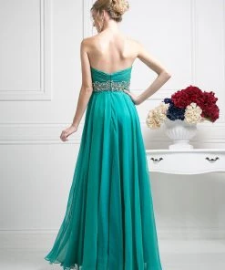 Prom Beaded Sweetheart Strapless Gown By Cinderella Divine 7664