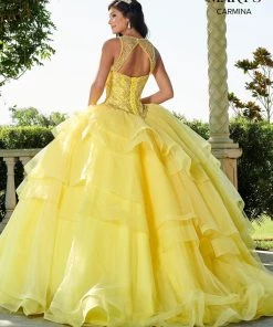 Tiered Halter Quinceanera Dress By Mary's Bridal MQ1058