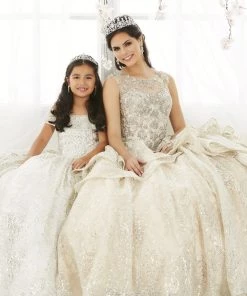 Tiered Metallic Illusion Quinceanera Dress By House Of Wu 26910 Quinceañera 12 Tiered Metallic Illusion Quinceanera Dress By House Of Wu 26910 Quinceañera