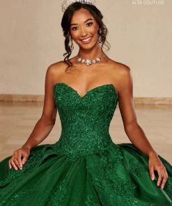 Mary's Bridal Tiered Quinceanera Dress By Alta Couture MQ3084 Quinceañera