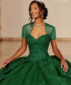 Mary's Bridal Tiered Quinceanera Dress By Alta Couture MQ3084 Quinceañera