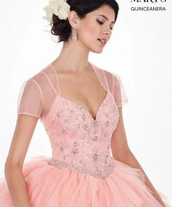 Tiered Sleeveless Quinceanera Dress By Mary's Bridal MQ2055 Quinceañera