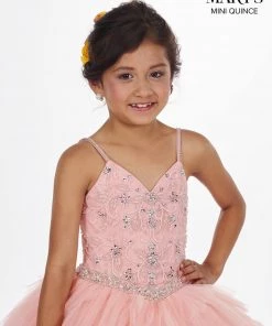 Tiered Sleeveless Quinceanera Dress By Mary's Bridal MQ2055 Quinceañera