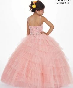 Tiered Sleeveless Quinceanera Dress By Mary's Bridal MQ2055 Quinceañera
