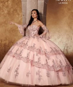Quinceañera Tiered Sweetheart Quinceanera Dress By Mary's Bridal MQ2118