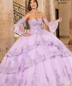 Quinceañera Tiered Sweetheart Quinceanera Dress By Mary's Bridal MQ2118