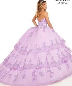 Quinceañera Tiered Sweetheart Quinceanera Dress By Mary's Bridal MQ2118