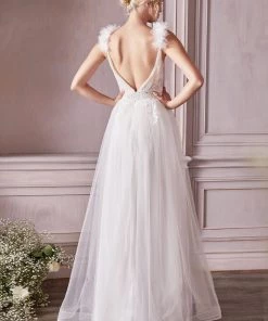Tulle A-line Bridal Gown By Cinderella Divine CD971W