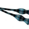 Vesuvio Napoli Turquoise/Black Self Tie Plaid Bow Ties Men 1 Vesuvio Napoli Turquoise/Black Self Tie Plaid Bow Ties Men