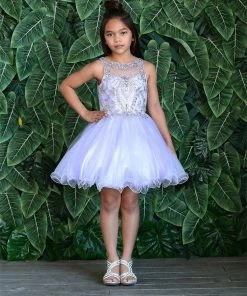 Calla Collection Kids Tween Girls Jeweled Short Glitter Dress By Calla TY013 53 Calla Collection Kids Tween Girls Jeweled Short Glitter Dress By Calla TY013