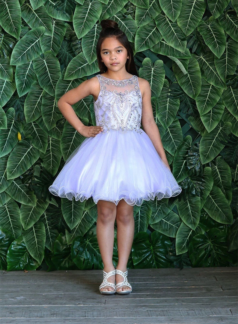 Calla Collection Kids Tween Girls Jeweled Short Glitter Dress By Calla TY013 22 Calla Collection Kids Tween Girls Jeweled Short Glitter Dress By Calla TY013