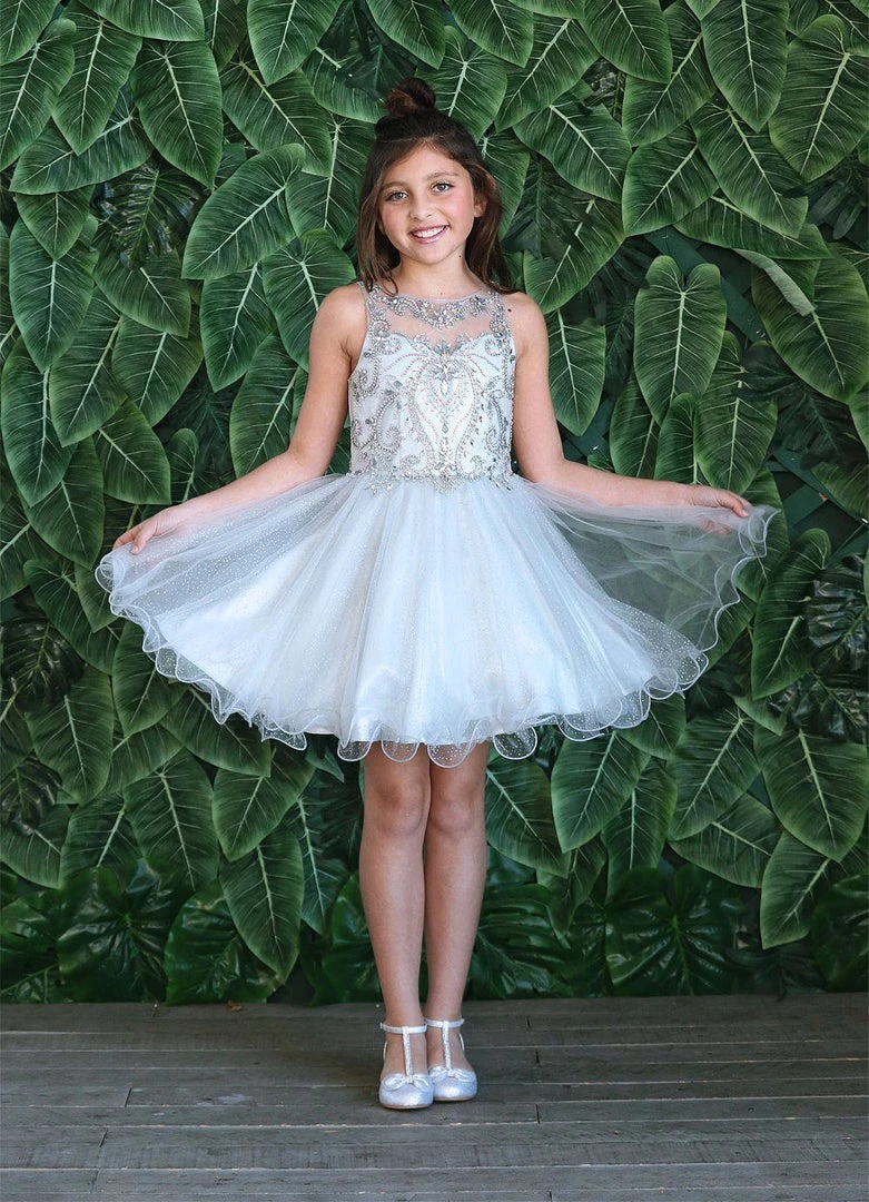 Calla Collection Kids Tween Girls Jeweled Short Glitter Dress By Calla TY013 27 Calla Collection Kids Tween Girls Jeweled Short Glitter Dress By Calla TY013