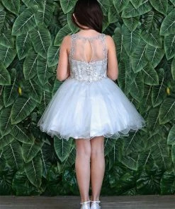 Calla Collection Kids Tween Girls Jeweled Short Glitter Dress By Calla TY013 59 Calla Collection Kids Tween Girls Jeweled Short Glitter Dress By Calla TY013