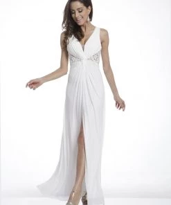 Long Twist Front Dress By Cinderella Divine 73 Prom