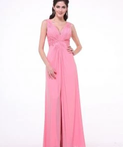 Long Twist Front Dress By Cinderella Divine 73 Prom