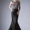 Prom Floral Applique 2 Piece Mermaid Gown By Cinderella Divine HW03