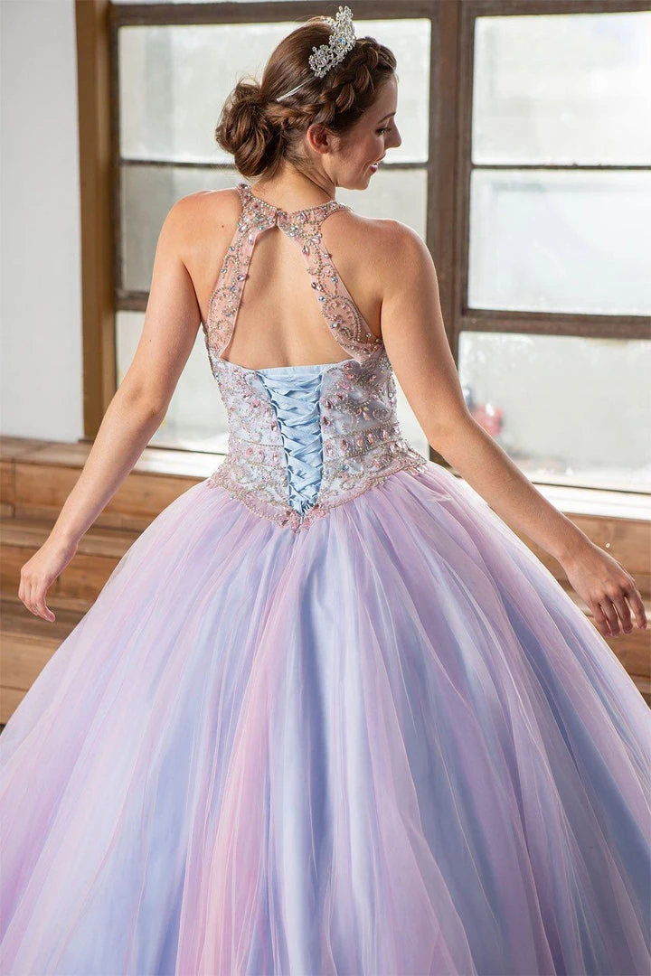 Calla Collection Quinceañera Two-Tone Beaded Halter Quinceanera Dress By Calla KY79398X 7 Calla Collection Quinceañera Two-Tone Beaded Halter Quinceanera Dress By Calla KY79398X
