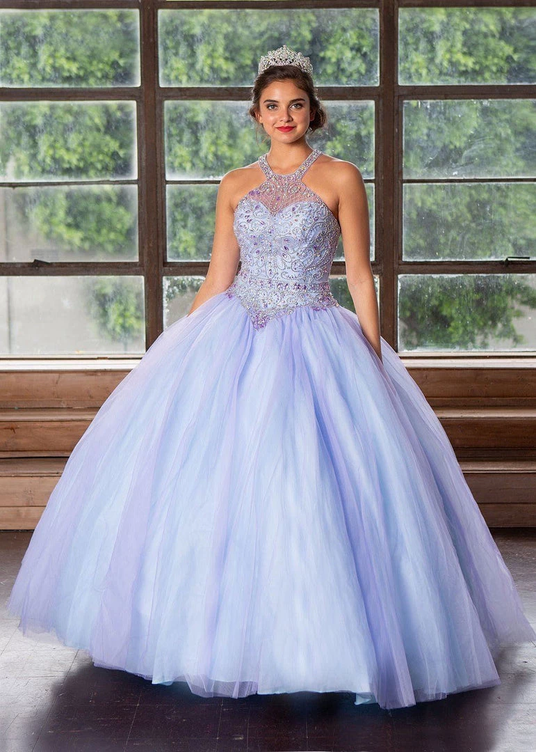 Calla Collection Quinceañera Two-Tone Beaded Halter Quinceanera Dress By Calla KY79398X 9 Calla Collection Quinceañera Two-Tone Beaded Halter Quinceanera Dress By Calla KY79398X