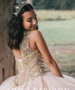 House Of Wu Fiesta Gowns Two-Tone Tulle Quinceanera Dress By Fiesta Gowns 56344