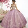 House Of Wu Fiesta Gowns Two-Tone Tulle Quinceanera Dress By Fiesta Gowns 56344