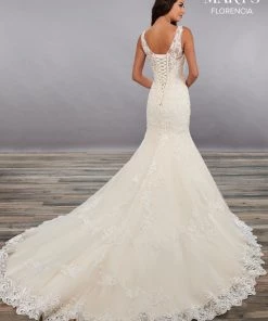 Florencia By Mary's Bridal V-Neck Mermaid Wedding Dress By Mary's Bridal MB3093