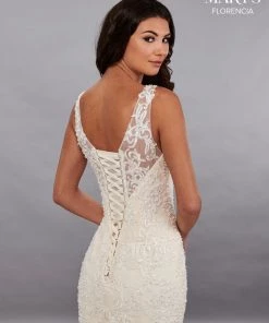 Florencia By Mary's Bridal V-Neck Mermaid Wedding Dress By Mary's Bridal MB3093
