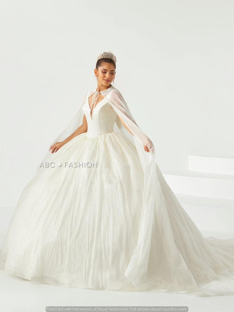 House Of Wu Fiesta Gowns V-Neck Quinceanera Dress By Fiesta Gowns 56442 3 House Of Wu Fiesta Gowns V-Neck Quinceanera Dress By Fiesta Gowns 56442