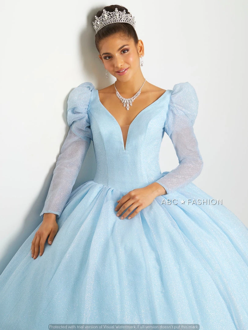 House Of Wu Fiesta Gowns V-Neck Quinceanera Dress By Fiesta Gowns 56442 11 House Of Wu Fiesta Gowns V-Neck Quinceanera Dress By Fiesta Gowns 56442