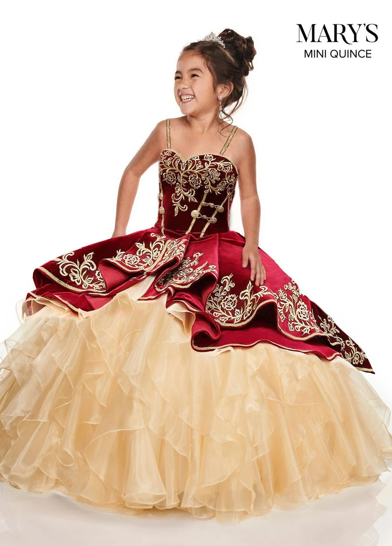 Mary's Bridal Velvet Charro Quinceanera Dress By Alta Couture MQ3037 Quinceañera 13 Mary's Bridal Velvet Charro Quinceanera Dress By Alta Couture MQ3037 Quinceañera