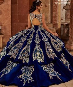 Mary's Bridal Velvet Quinceanera Dress By Alta Couture MQ3067 Quinceañera