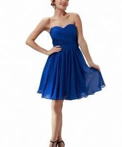 Prom White Ruched Short Strapless Sweetheart Dress By Poly USA 18 Prom White Ruched Short Strapless Sweetheart Dress By Poly USA